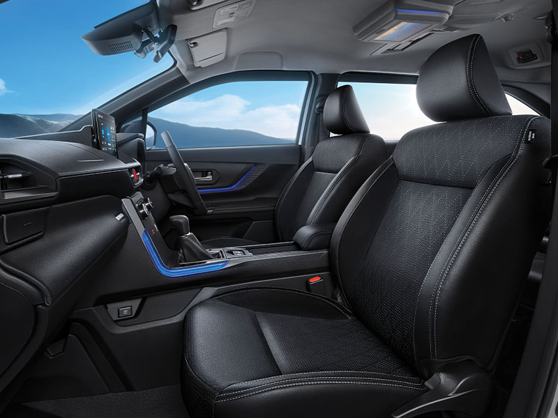 New Sophisticated Black Seat Material