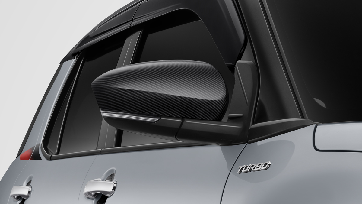 Sporty Outer Mirror Cover (Carbon Looks) (Non Two-Tone Color Only)