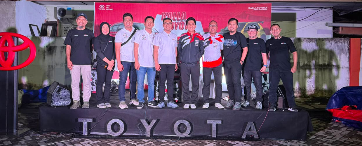 Tampil Beda, "Kalla Toyota Car Meet" menggebrak Palopo : Hadirkan  Special Display hingga Pembalap Nasional Toyota Gazoo Racing Indonesia
