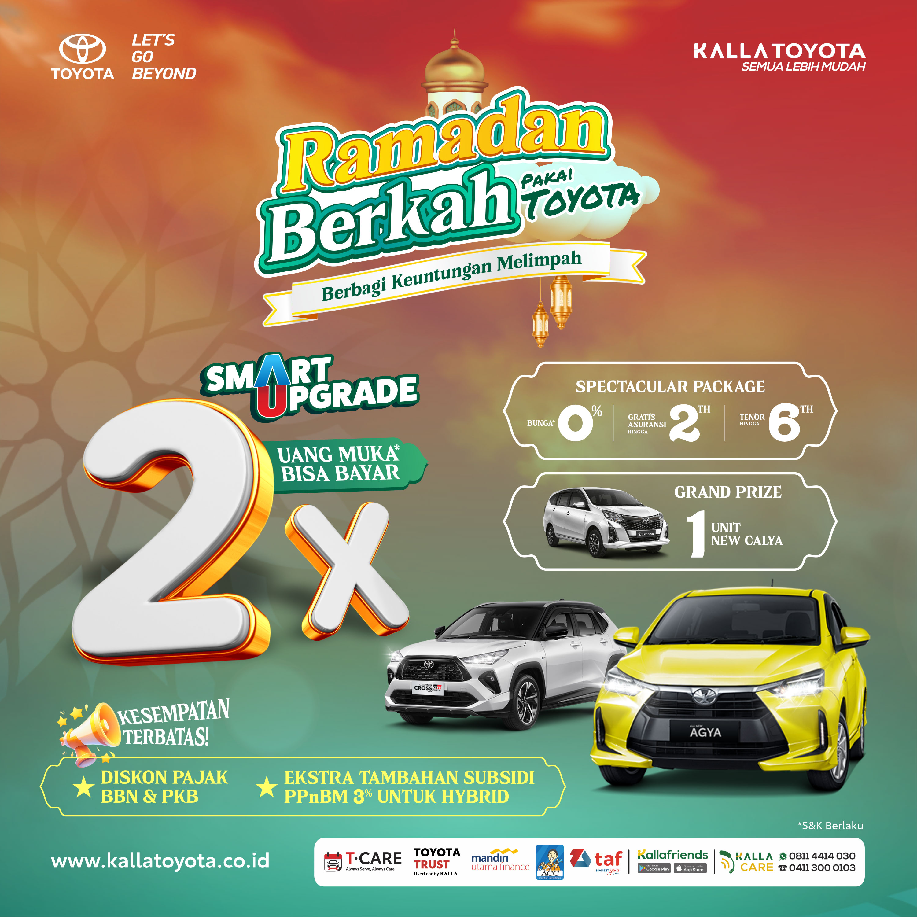 Ramadan Berkah pakai Toyota