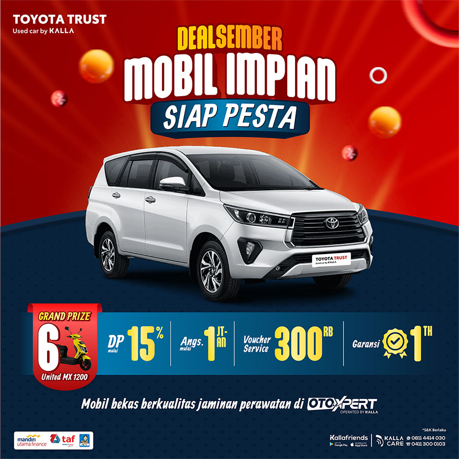 DEALSEMBER- MOBIL IMPIAN SIAP PESTA!